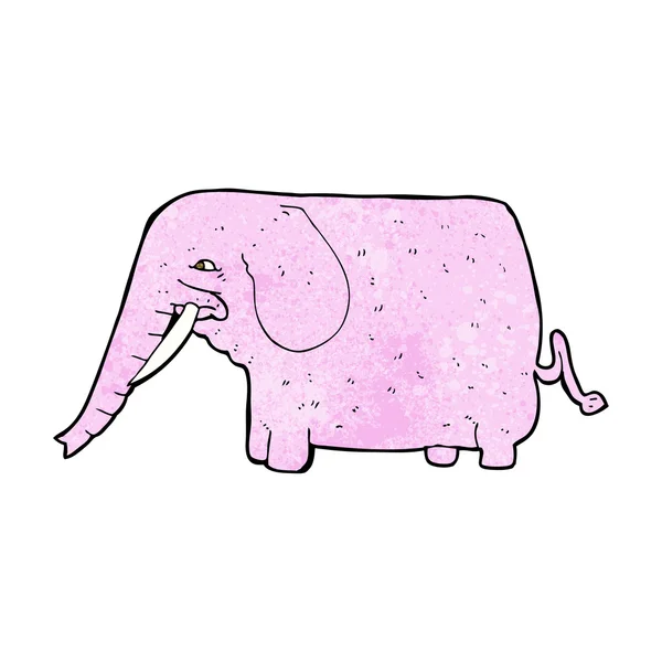 Cartoon grappige olifant — Stockvector