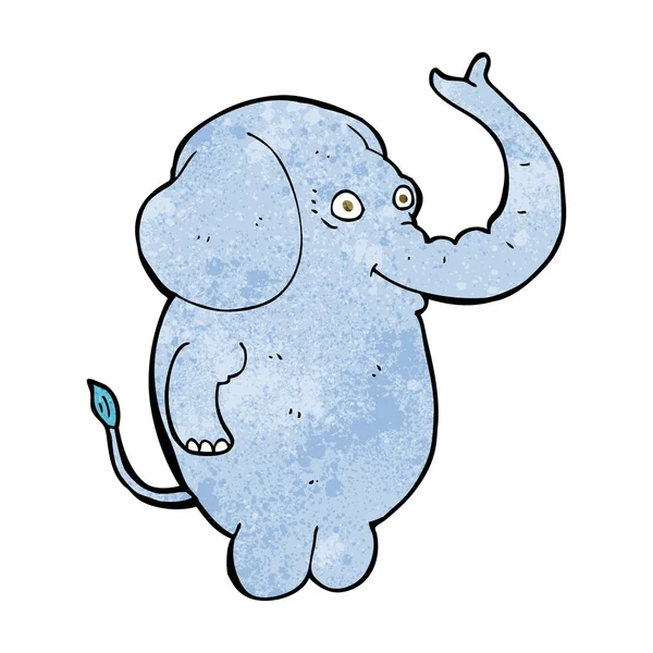 Karikatur lustiger Elefant — Stockvektor