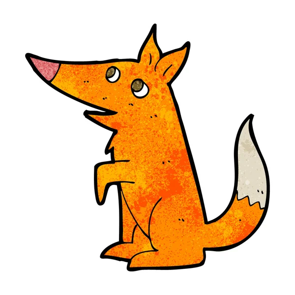 Cartoon fox cub — Stockvector