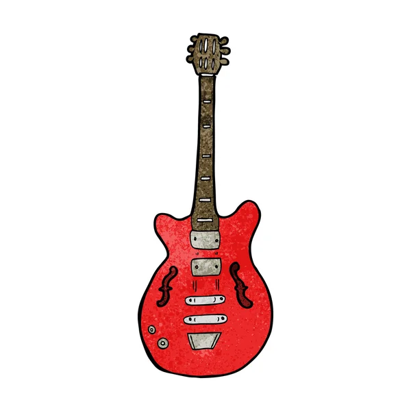 Guitarra elétrica desenhos animados — Vetor de Stock