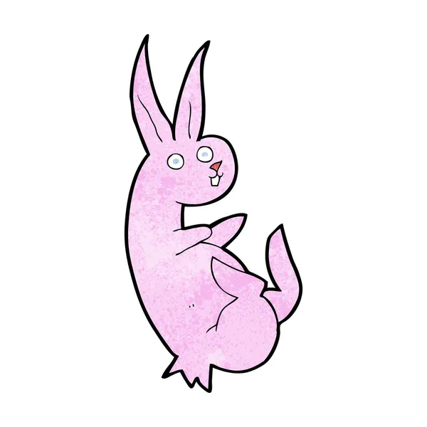 Cue tegneserie kanin – Stock-vektor