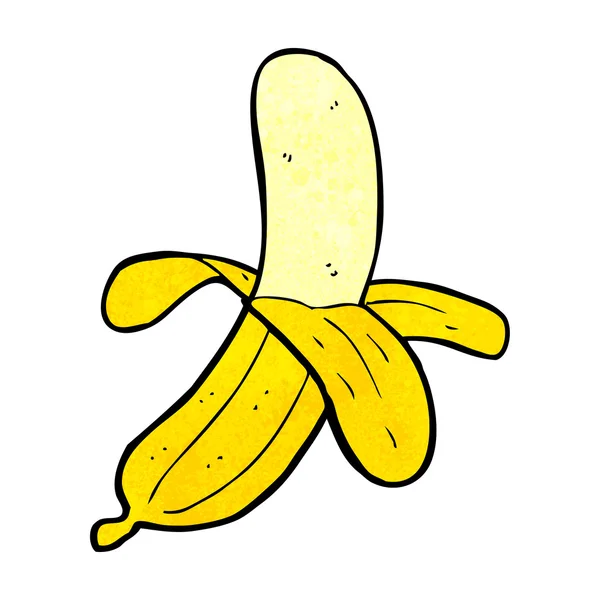 Banana dos desenhos animados — Vetor de Stock