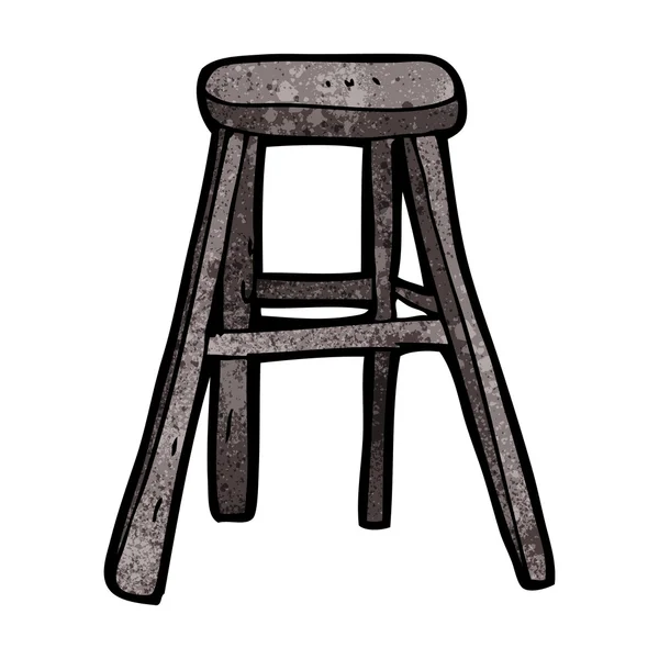 Мультфільм дерев'яного стільця — стоковий вектор