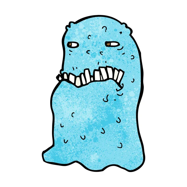 Cartoon gross ghost — Stock Vector