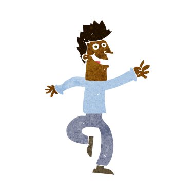 mutlu bir adam çizgi film