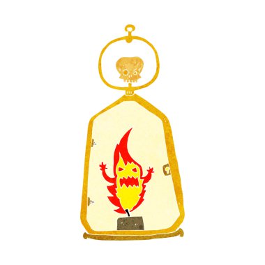 Çizgi Film ürkütücü fener