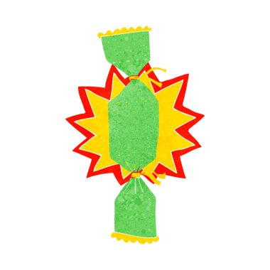 karikatür Noel fişeği