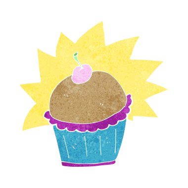 karikatür cupcake