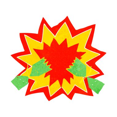 karikatür Noel fişeği