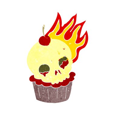 Cadılar Bayramı kek cartoon