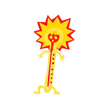 çizgi film sıcak termometre