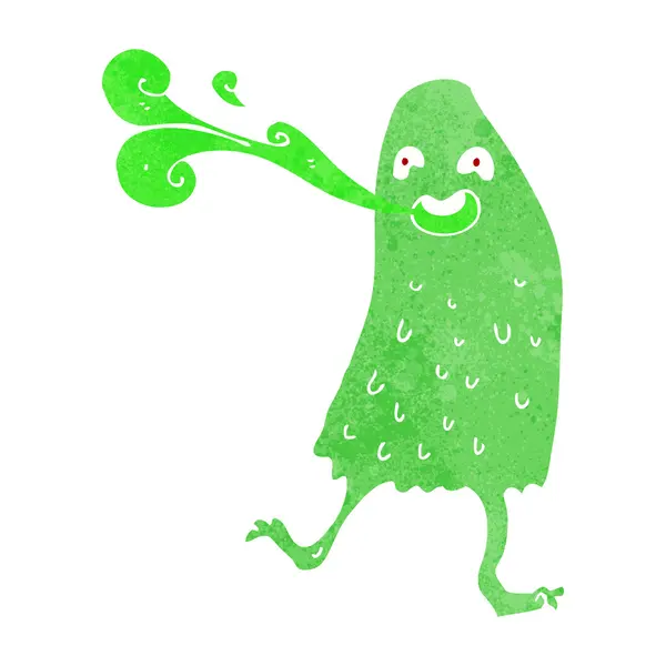 Cartoon grappig slijm monster — Stockvector