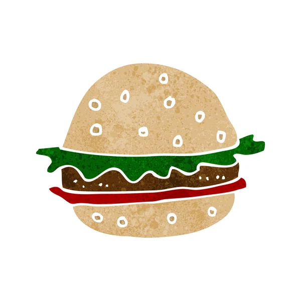 Cartoon-Hamburger — Stockvektor