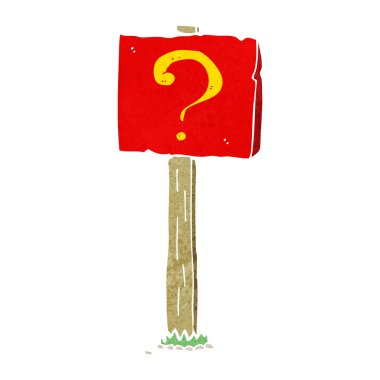 çizgi film soru işareti iletisi