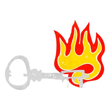 flaming çizgi film anahtar