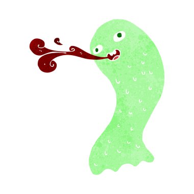 komik karikatür hayalet