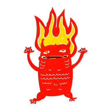 küçük canavar cartoon