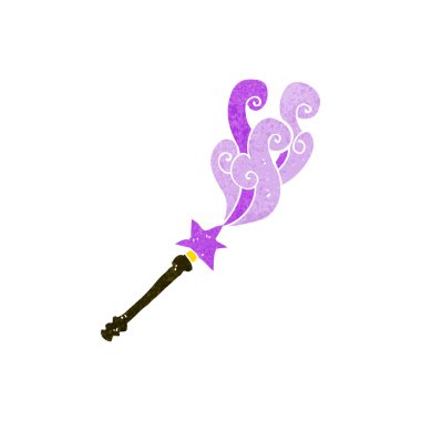 çizgi film sihirli değnek döküm büyü