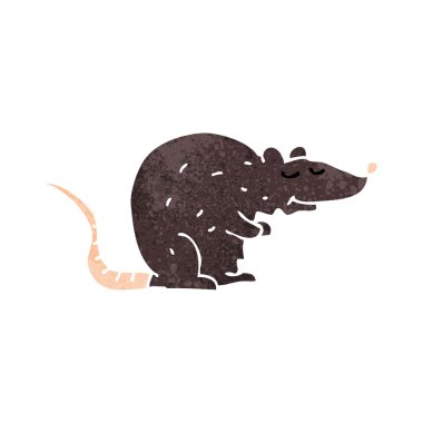 çizgi film siyah sıçan