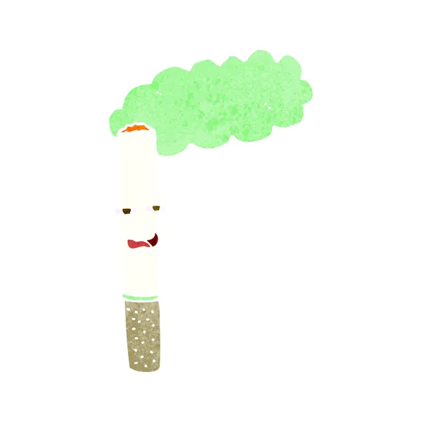 Cartoon happy cigarette — Stock Vector