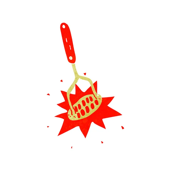 Concasseur de pommes de terre dessin animé — Image vectorielle