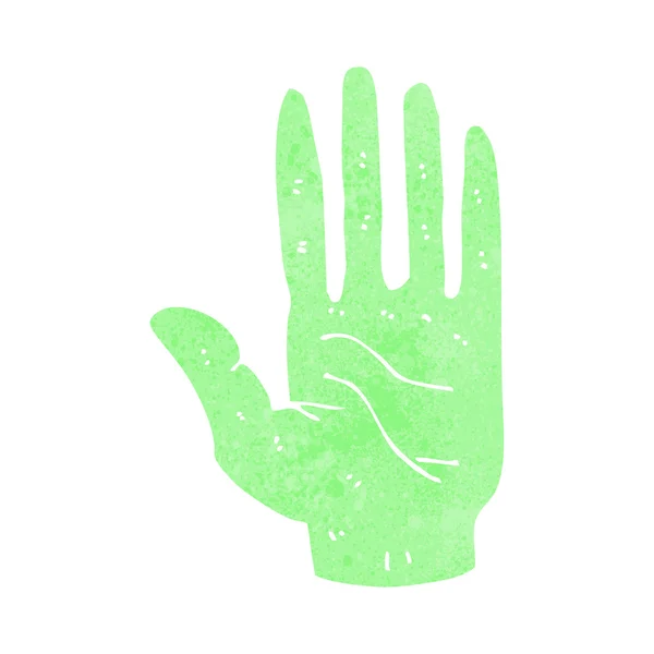 Cartoon zombie hand — Stock Vector