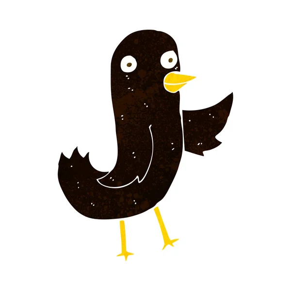 可爱的卡通鸟 — 图库矢量图片