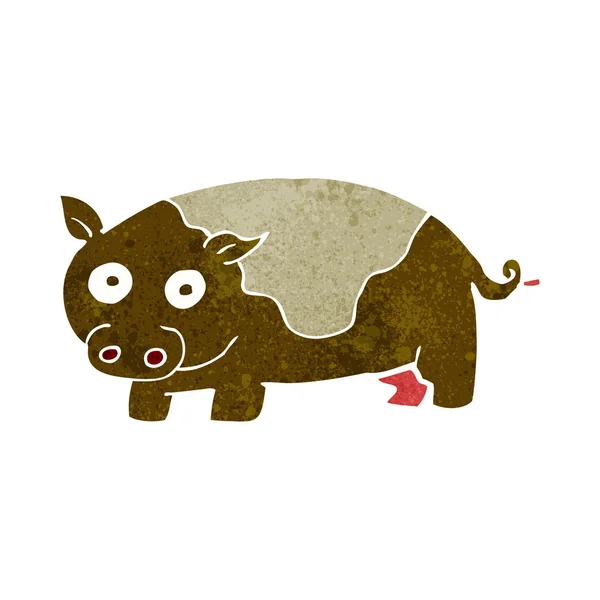 Cerdo de dibujos animados — Vector de stock