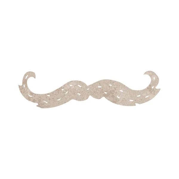 Cartoon mustache symbol — Stock Vector