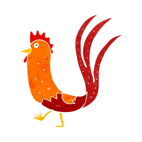 Cartoon cockerel — Stock Vector