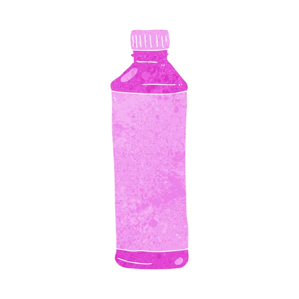 Dibujos animados botella de color rosa — Vector de stock