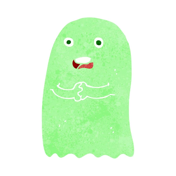 Funny cartoon ghost — Stock Vector