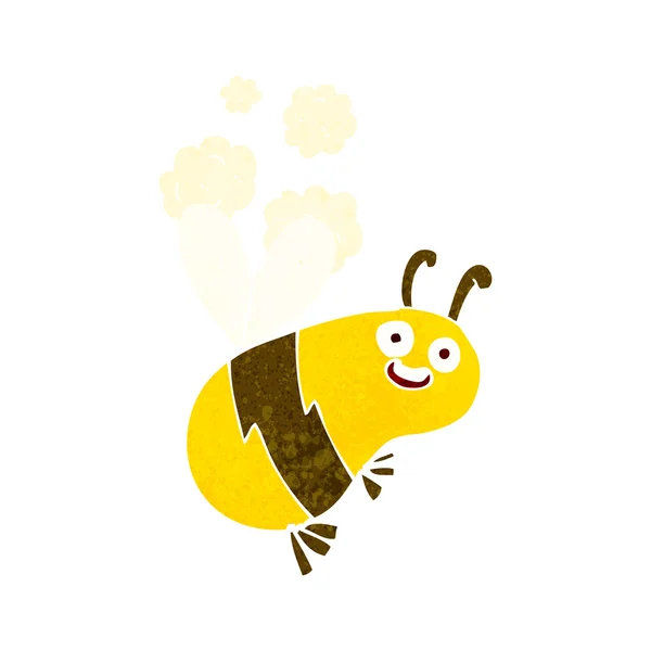 Funny cartoon bee — Stock Vector