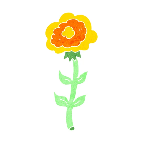 Rosa de dibujos animados — Vector de stock