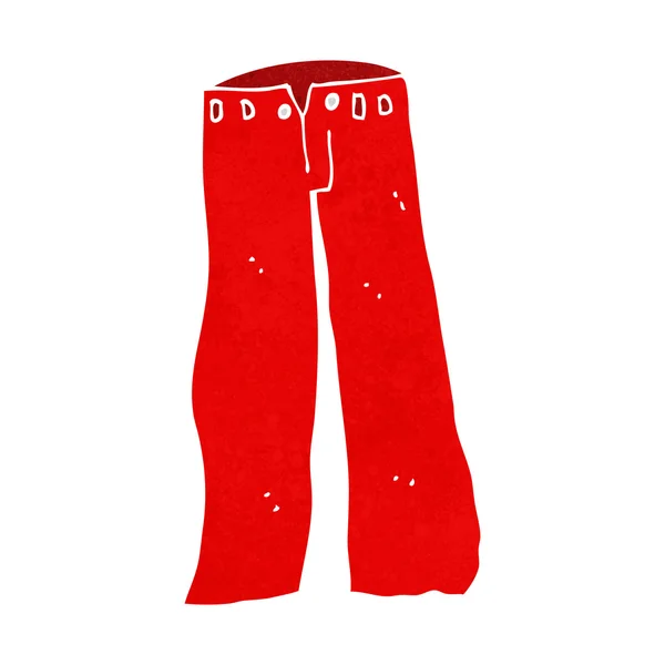 Kreskówka czerwone spodnie — Wektor stockowy