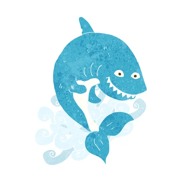 Cartoon shark — Stock Vector