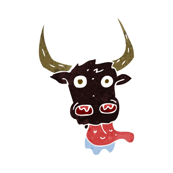 Kreskówka krowa twarz — Wektor stockowy