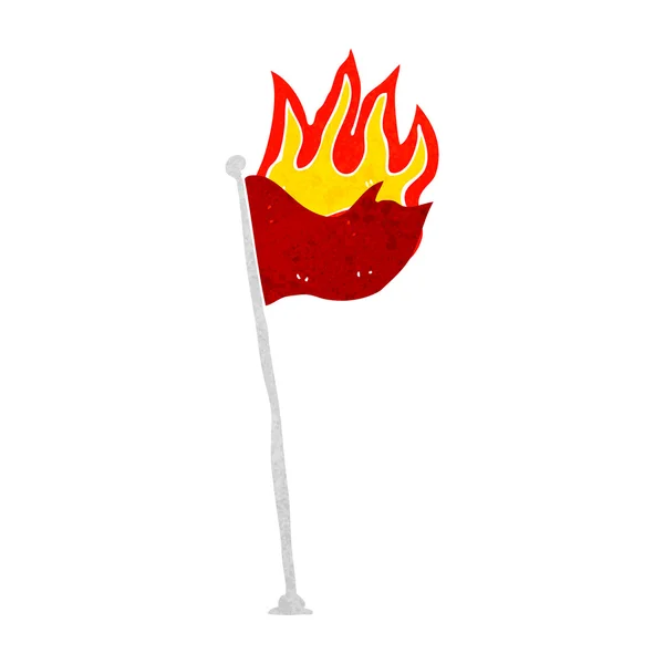 Karikatür bayrağı — Stok Vektör