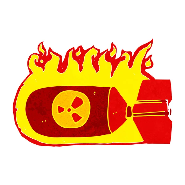 Kreskówka bomby atomowej — Wektor stockowy