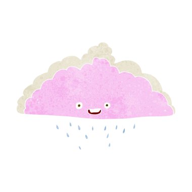 karikatür yağmur bulutu