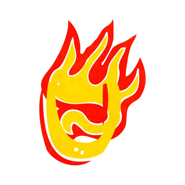Мультяшное пламя — стоковый вектор