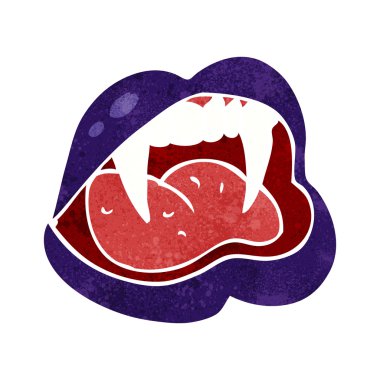 çizgi film vampire dudaklar