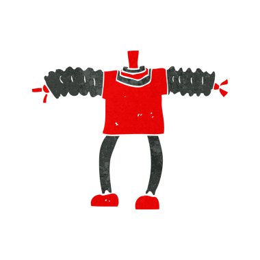 karikatür robot gövdesi (karikatürleri karıştır ve eşleştir veya kendi fotoğraflarını ekle)