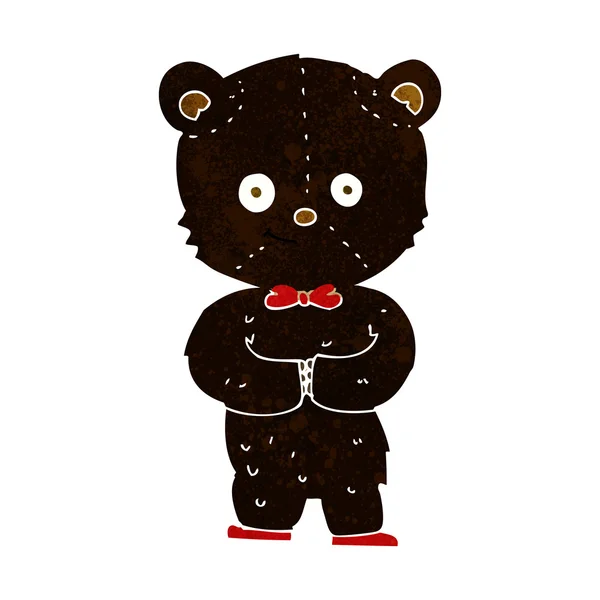 Kreslený roztomilý malý medvídek — Stockový vektor