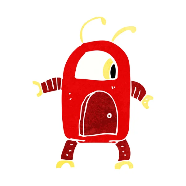 Cartoon buitenaardse robot — Stockvector