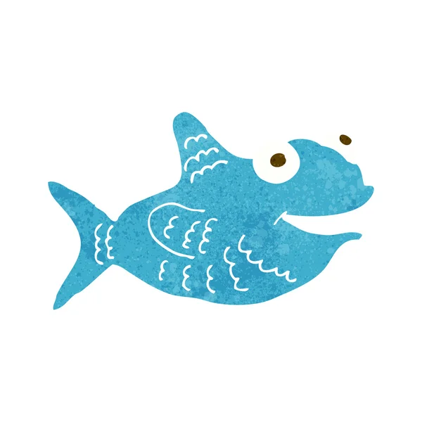 Dibujos animados pescado feliz — Archivo Imágenes Vectoriales