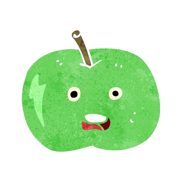 Cartoon shiny apple — Stock Vector