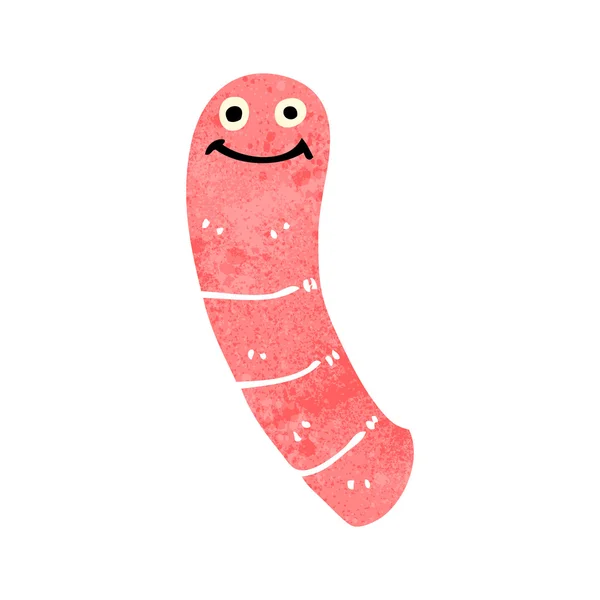 Cartoon worm — Stockvector