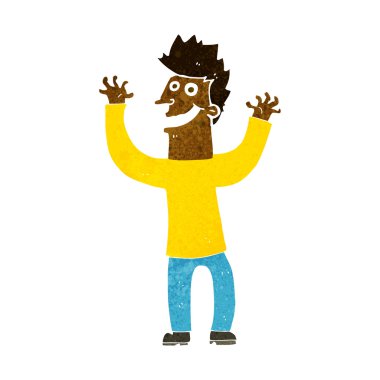 heyecanlı adam çizgi film