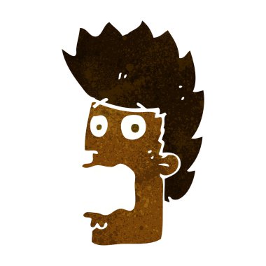 dehşete adam çizgi film